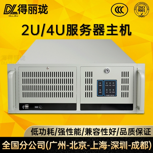 得丽珑2U4U服务器主机机架式数据存储云计算机器视觉ERP虚拟机